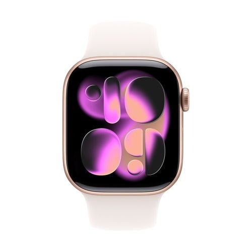WATCH SERIES 11 GPS 42MM ROSE GOLD ALUMINUM CASE W/ LIGHT BLUSH SPORT BAND M/L
