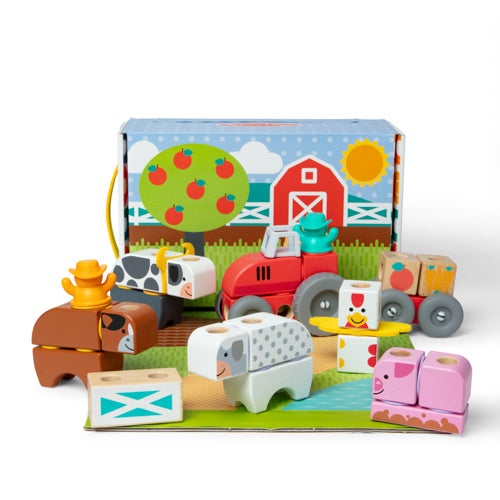 BLOCKABLES FARM PLAY SET AGES 2+ YEARS
