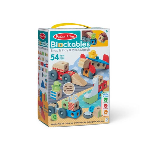 BLOCKABLES VEHICLES PLAY SET AGES 2+ YEARS