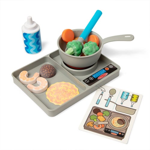 SIMMER & STIR STOVE TOP PLAY SET AGES 3-7 YEARS