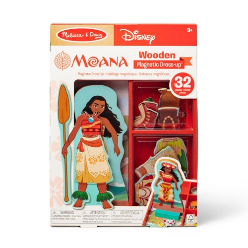 DISNEY MAGNETIC DRESS UP MOANA AGES 2+ YEARS