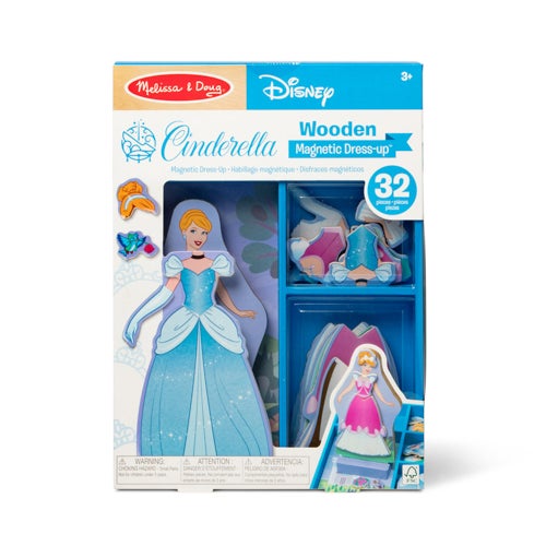 DISNEY MAGNETIC DRESS UP CINDERELLA AGES 2+ YEARS