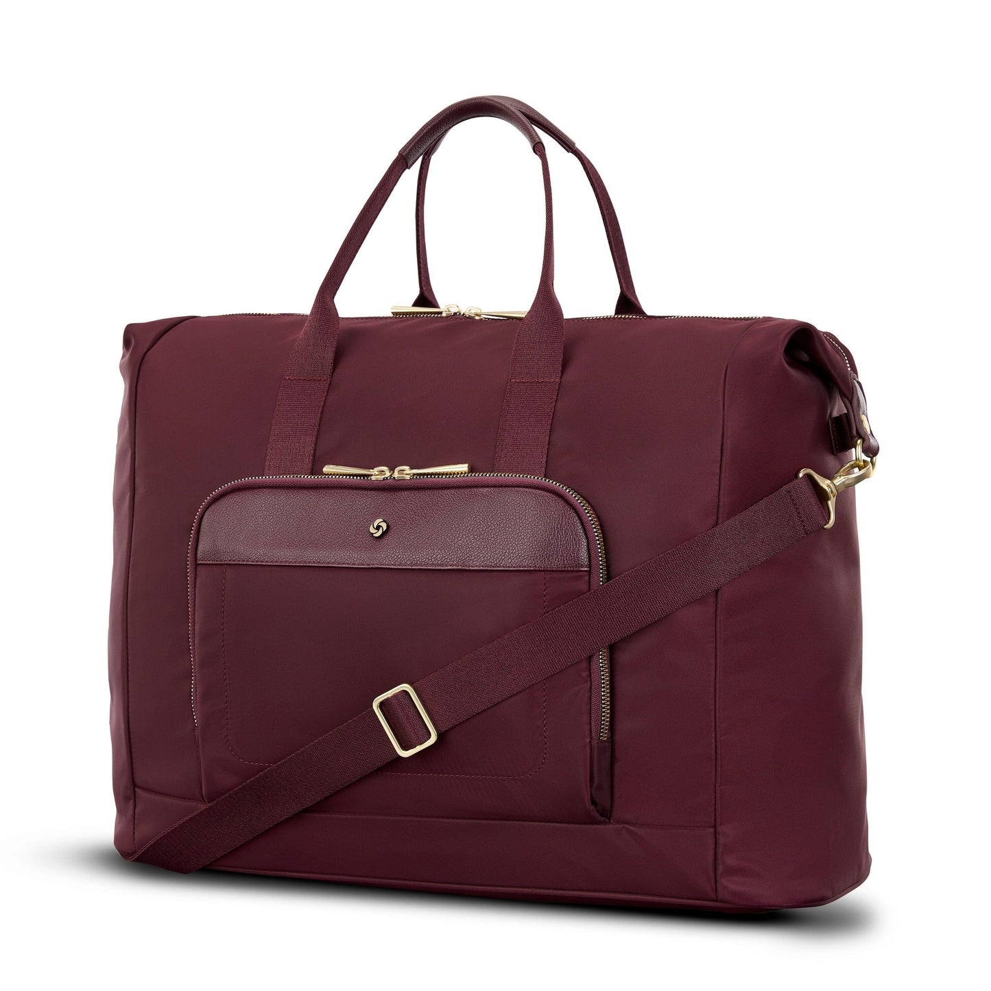 MOBILE SOLUTION 2 DUFFEL MERLOT