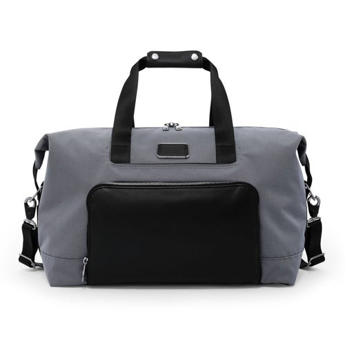 ALPHA X DOUBLE EXPANSION TRAVEL SATCHEL GRAY