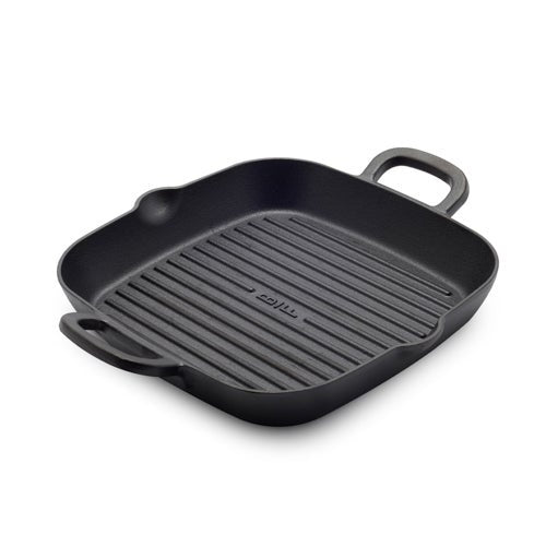 CAST IRON 11" SQUARE GRILL PAN
