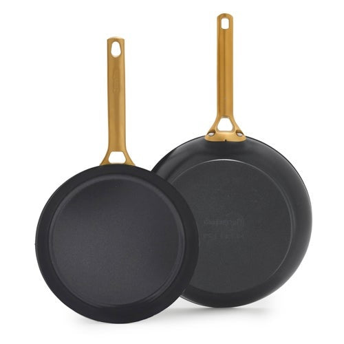 RESERVE PRO 2PC FRYPAN SET - 10" & 12" BLACK