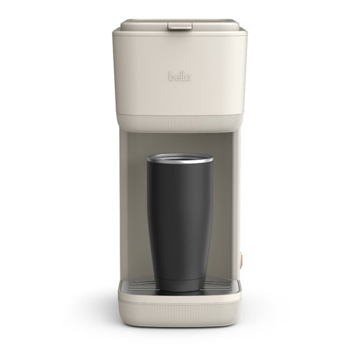 SINGLE-SERVE COFFEE MAKER FOR GROUNDS & PODS W/ WATER TANK OATMILK