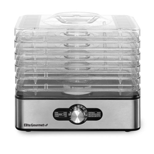 5 STAINLESS STEEL TRAY FOOD DEHYDRATOR W/ TEMP CONTROL