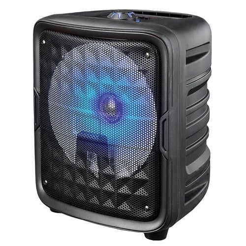 8" BLUETOOTH SPEAKER W/ TWS AND MICROPHONE BLACK