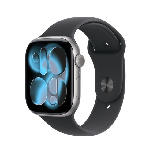 WATCH SERIES 11 GPS 46MM SPACE GRAY ALUMINUM CASE W/ BLACK SPORT BAND M/L