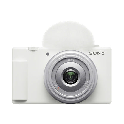 ZV-1F VLOG CAMERA FOR CONTENT CREATORS AND VLOGGERS WHITE
