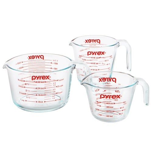 3PC GLASS MEASURING CUP SET