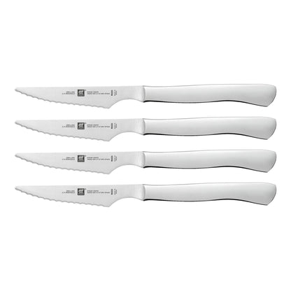 4PC 4" SERRATED STAINLESS STEEL STEAK KNIFE SET