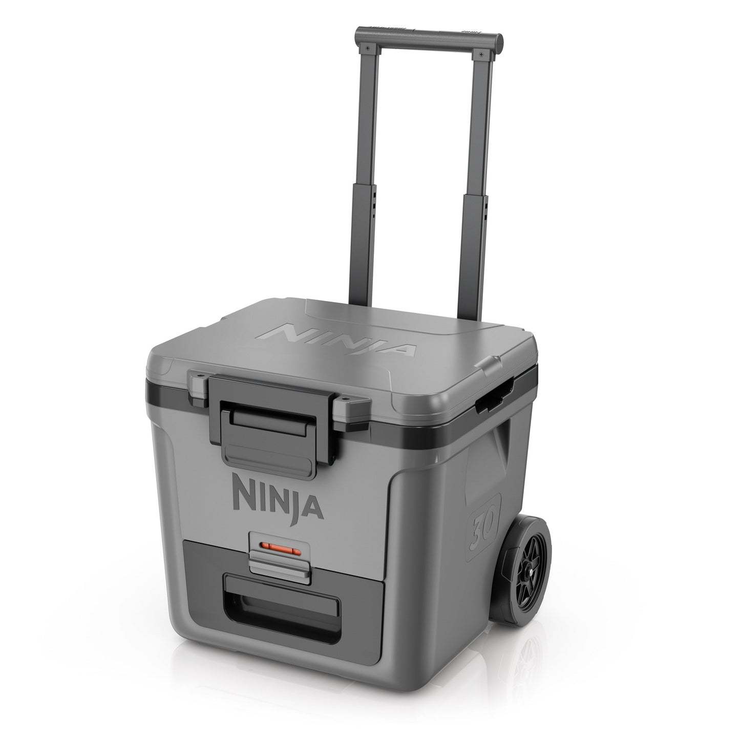 FROSTVAULT 30QT WHEELED COOLER W/ COLD DRY ZONE SLATE GRAY