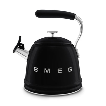 STAINLESS STEEL WHISTLING STOVETOP KETTLE BLACK