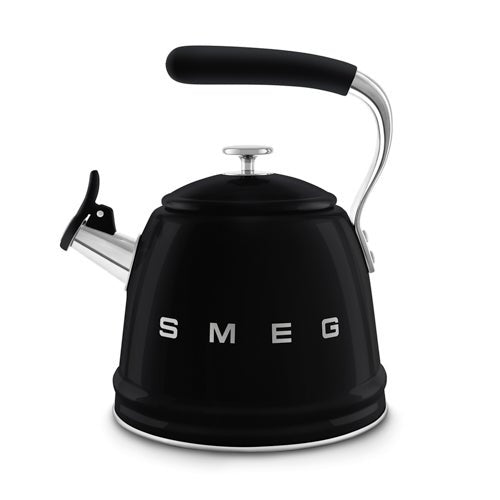 STAINLESS STEEL WHISTLING STOVETOP KETTLE BLACK