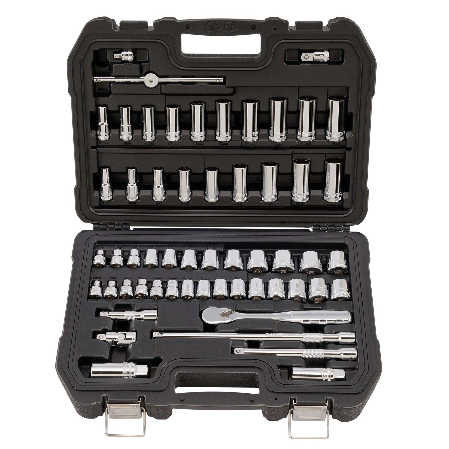 56 PIECE 3/8" 6 & 12 POINT DRIVE COMBINATION SOCKET SET