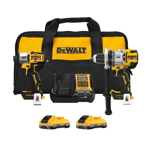 20V MAX XR HAMMER DRILL/IMPACT 2-TOOL COMBO KIT W/ XR POWERPACK BATTERIES