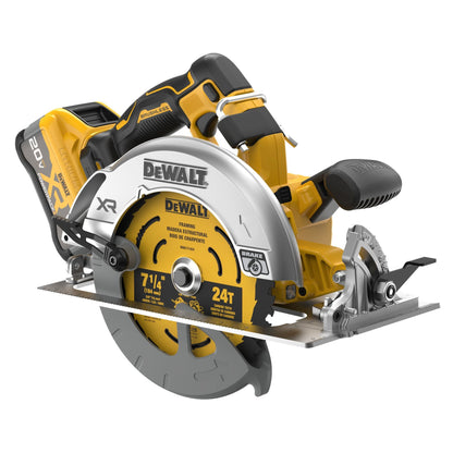 20V MAX XR BRUSHLESS CORDLESS 7-1/4" CIRCULAR SAW KIT W/ XR POWERPACK