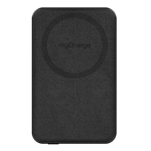 CLIQLUXE 10K WIRELESS POWER BANK W/ WALL PLUG AND STAND BLACK