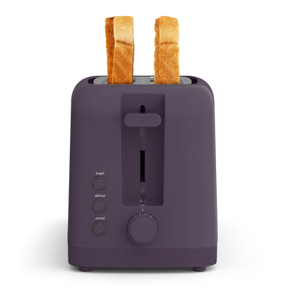 4 SLICE SLIM TOASTER PLUM