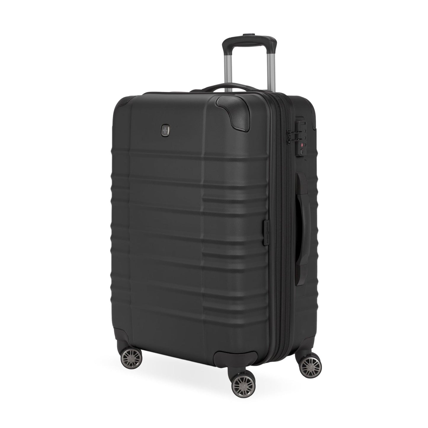 THE CASCADE II HARDSIDE MEDIUM CHECKED SPINNER LIMITED EDITION BLACK