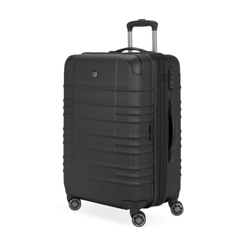 THE CASCADE II HARDSIDE MEDIUM CHECKED SPINNER LIMITED EDITION BLACK