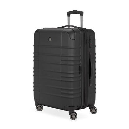 THE CASCADE II HARDSIDE MEDIUM CHECKED SPINNER LIMITED EDITION BLACK