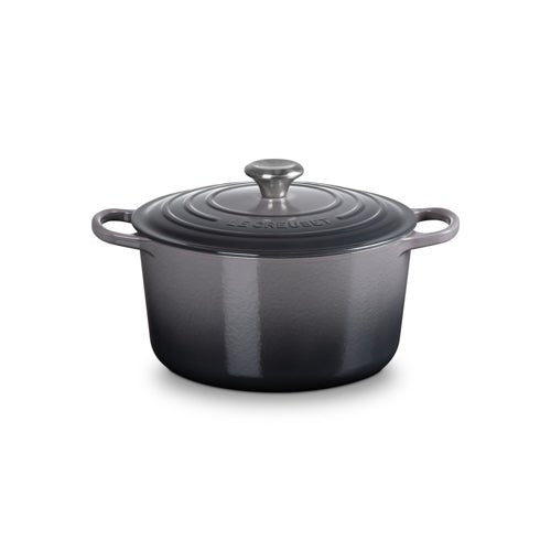 6.5QT SIGNATURE CAST IRON DEEP ROUND DUTCH OVEN OYSTER