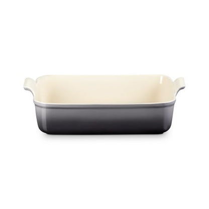 6.75QT HERITAGE STONEWARE DEEP RECTANGULAR LASAGNA DEEP BAKER OYSTER