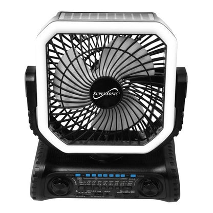 ZYPHER SOLAR POWER BLUETOOTH SPEAKER AND FAN