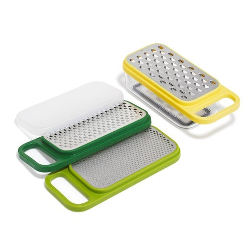 MULTI-GRATE & STORE GRATER SET W/ STORAGE CONTAINER