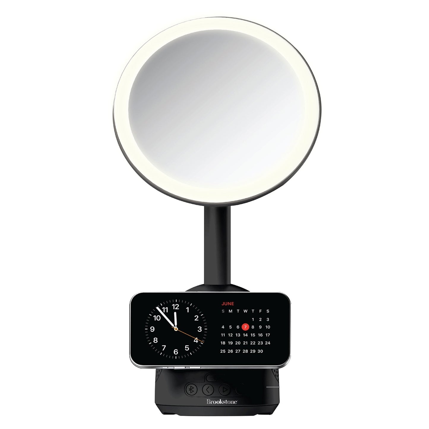 GLOW & SYNC LED MIRROR W/ BLUETOOTH SPEAKER
