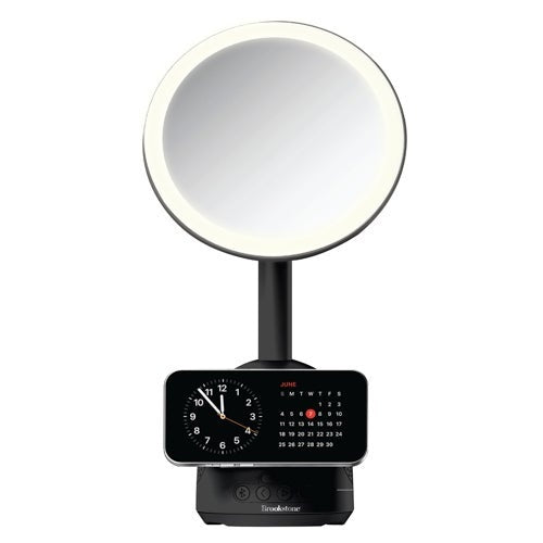 GLOW & SYNC LED MIRROR W/ BLUETOOTH SPEAKER
