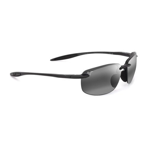 HO'OKIPA ULTRA POLARIZED SUNGLASSES, MATTE BLACK FRAME, NEUTRAL GRAY LENS