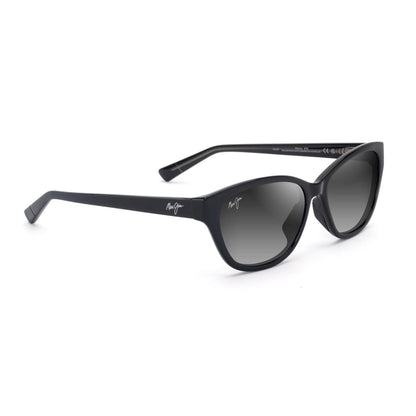 PUNONO POLARIZED SUNGLASSES SHINY BLACK FRAME NEUTRAL GRAY LENS