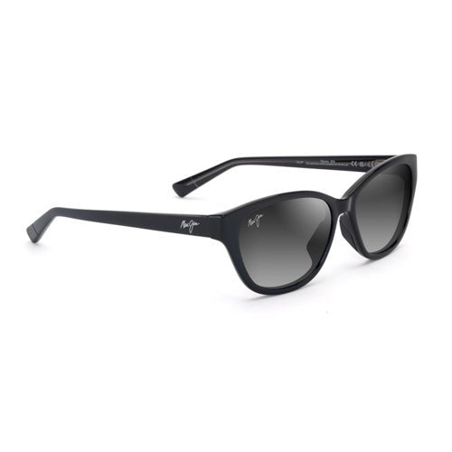 PUNONO POLARIZED SUNGLASSES SHINY BLACK FRAME NEUTRAL GRAY LENS