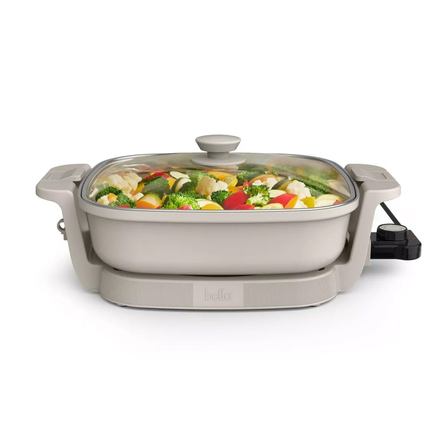 14" MAKE AND TAKE ELECTRIC SKILLET, OATMILK