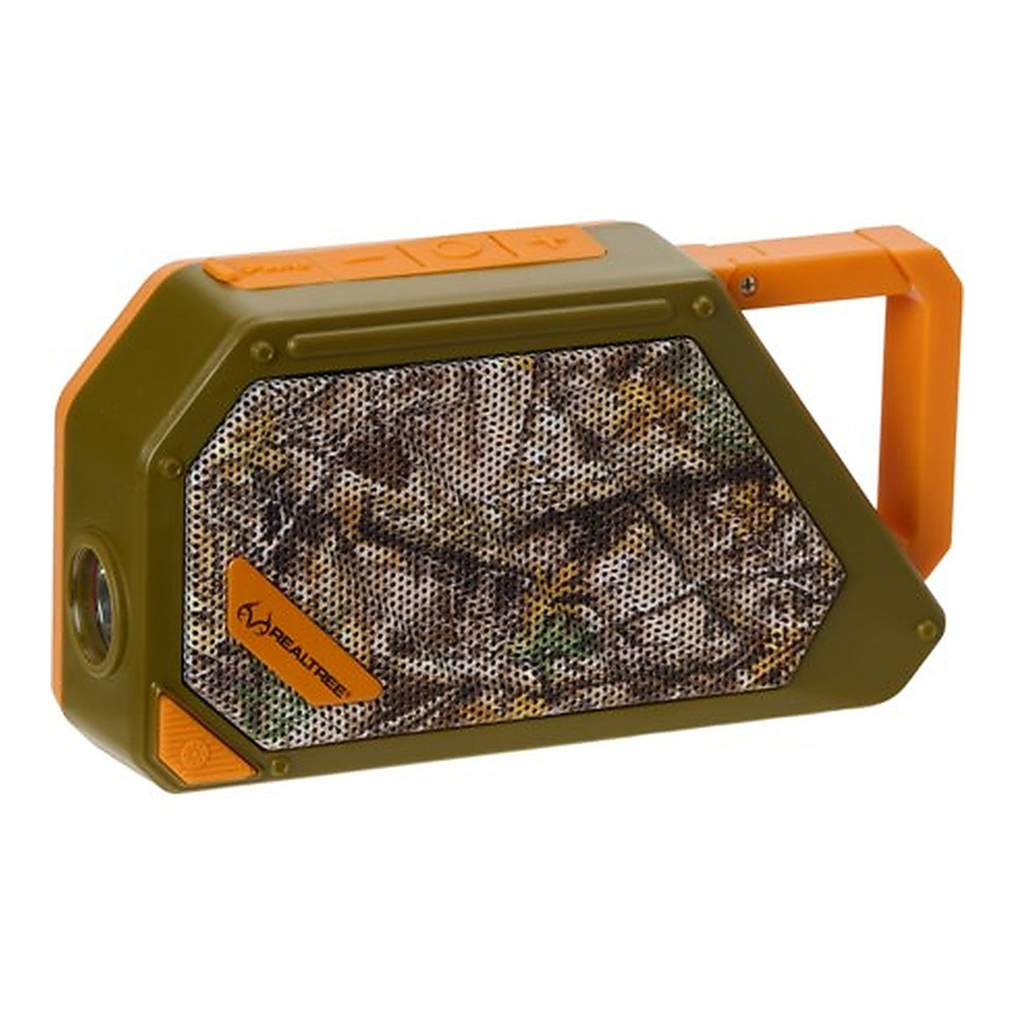 REALTREE CLIP BLUETOOTH SPEAKER W/ FLASHLIGHT