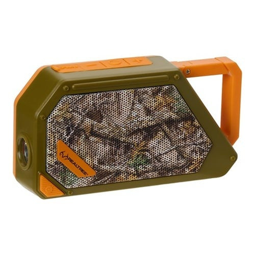 REALTREE CLIP BLUETOOTH SPEAKER W/ FLASHLIGHT