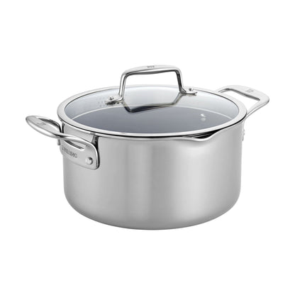 CLAD CFX 6QT STAINLESS STEEL NONSTICK CERAMIC DUTCH OVEN