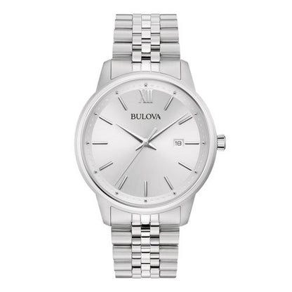 MENS CORPORATE EXCLUSIVE SILVER-TONE STAINLESS STEEL WATCH SILVER DIAL