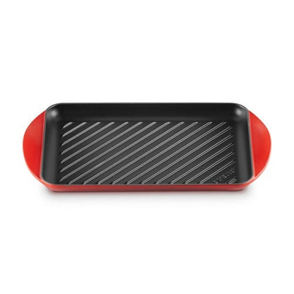 12.5" TRADITIONAL CAST  IRON RECTANGULAR SKINNY GRILL CERISE