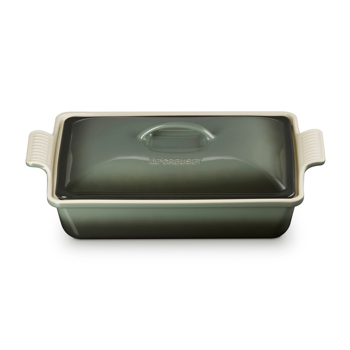 4QT HERITAGE STONEWARE COVERED RECTANGULAR CASSEROLE THYME