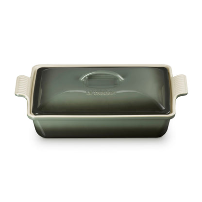 4QT HERITAGE STONEWARE COVERED RECTANGULAR CASSEROLE THYME