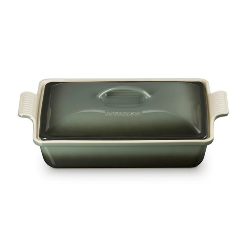 4QT HERITAGE STONEWARE COVERED RECTANGULAR CASSEROLE THYME