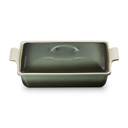 4QT HERITAGE STONEWARE COVERED RECTANGULAR CASSEROLE THYME