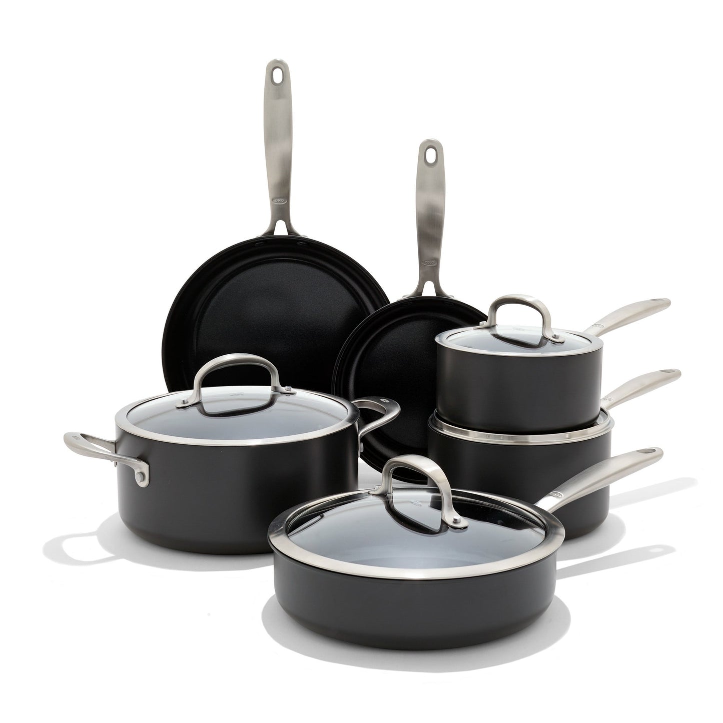 ENHANCED 10PC CERAMIC NONSTICK COOKWARE SET