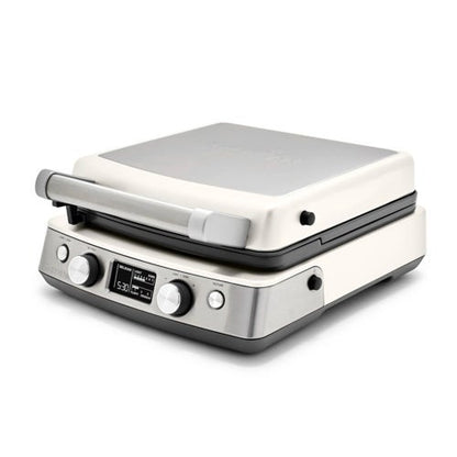ELITE CERAMIC NONSTICK 4-SQUARE CLASSIC/BELGIAN WAFFLE MAKER CLOUD CREAM