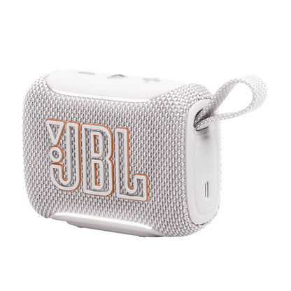GO 5 ULTRA-PORTABLE WATERPROOF BLUETOOTH SPEAKER, WHITE